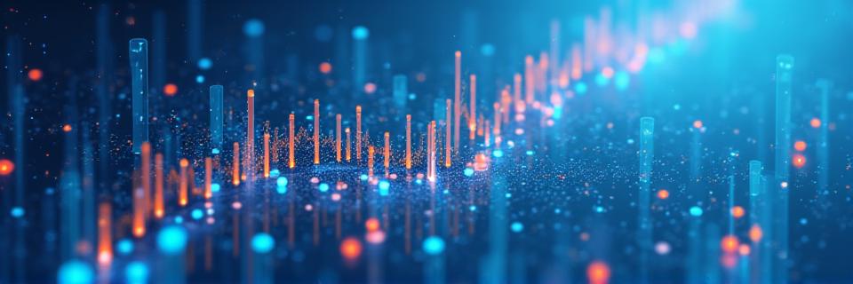 Abstract visualization of interconnected financial data representing seamless pricing plans